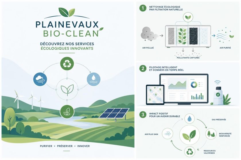 découvrez plainevaux bio-clean, votre expert en services écologiques innovants pour un nettoyage respectueux de l'environnement. optez pour des solutions durables et efficaces dès aujourd'hui.