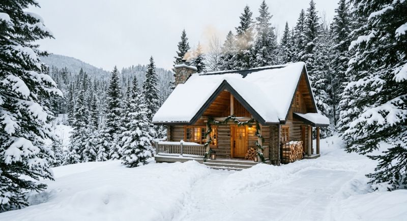 maison hiver